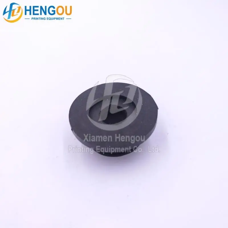 Black rubber sucker size 31x6x12mm