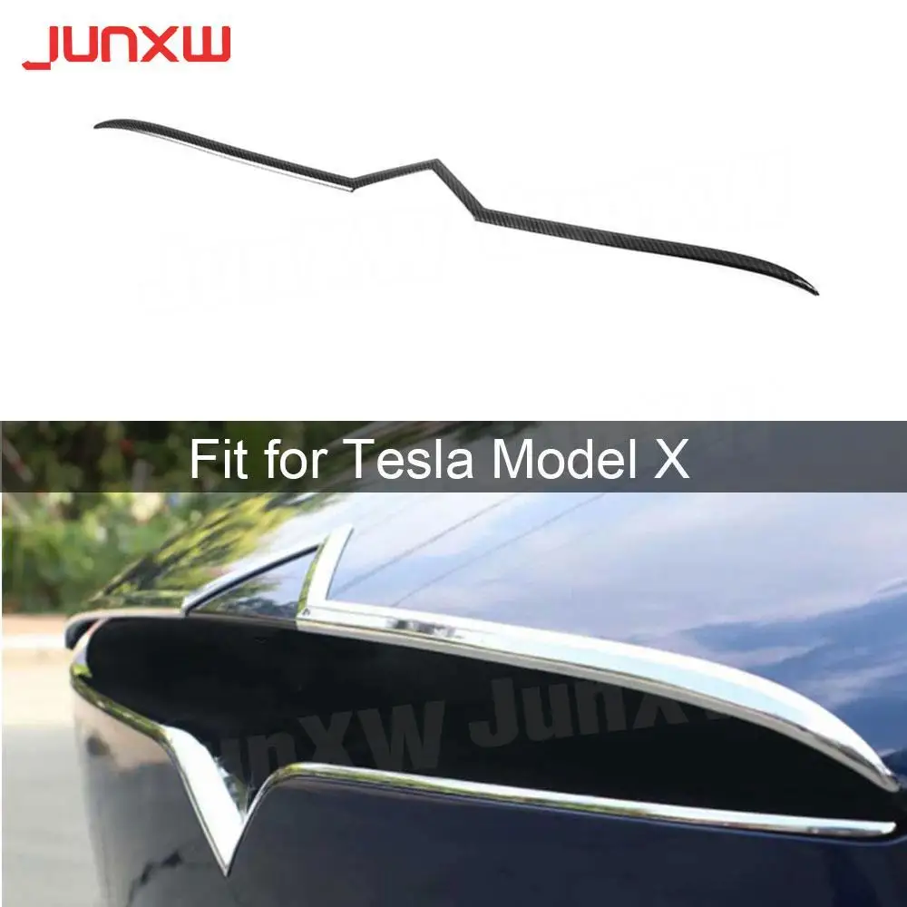 

ABS Cover Decoration Trim Cover Stick Door Decoration Trim Cover Sticker for Tesla Model X SUV 2020 Car Styling