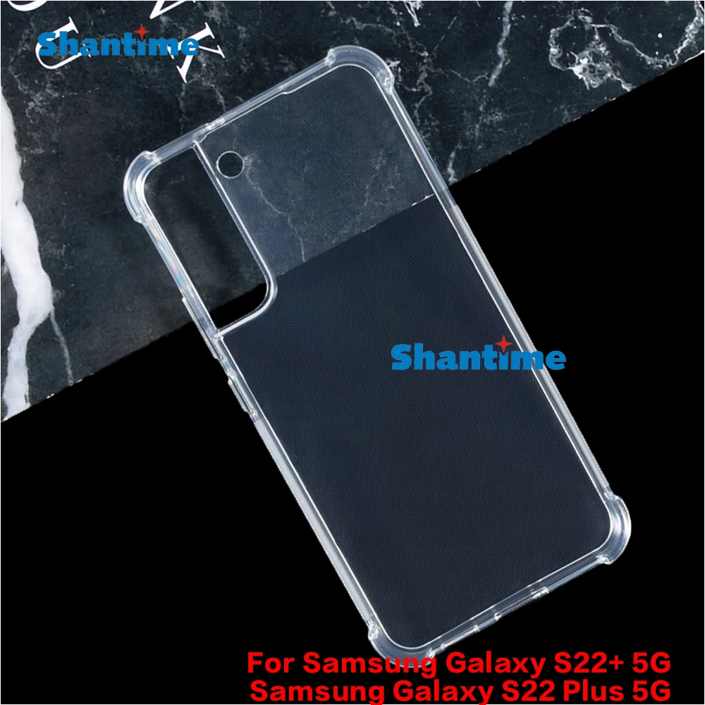 

Designed for Samsung Galaxy S22+ 5G Case Crystal Clear, Non-Yellowing Military-Grade Drop Protection Slim Shockproof Cover