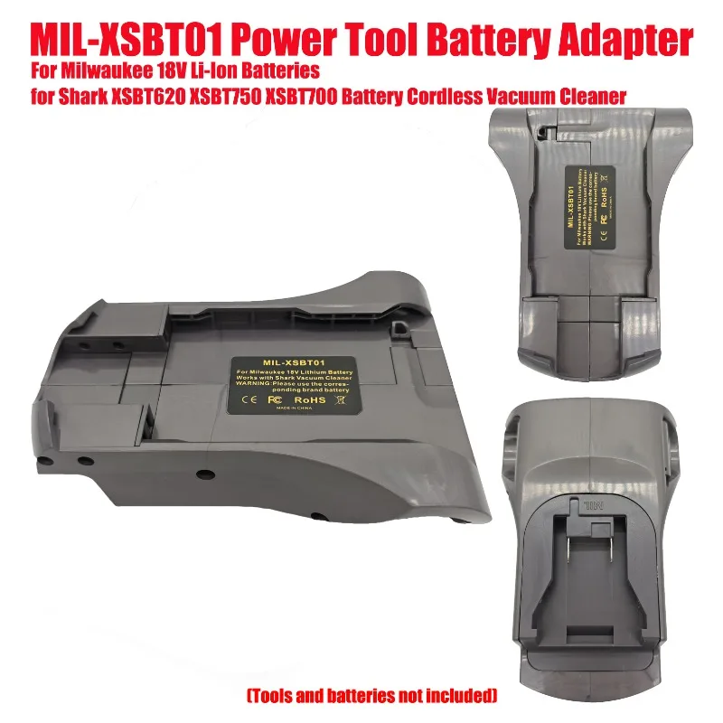 

For Milwaukee 18V Li-Ion Batteries for Shark XSBT620 XSBT750 XSBT700 Battery Cordless Vacuum Cleaner MIL-XSBT01 Battery Adapter