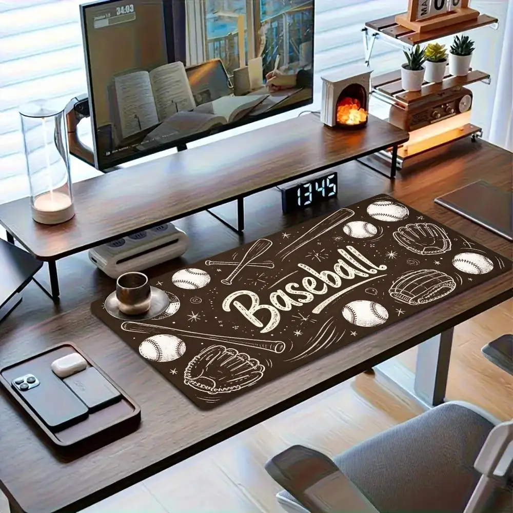 Vintage Skateboard Mousepad Street Sport Sketch art game card pad large size laptop bedroom learning daily use