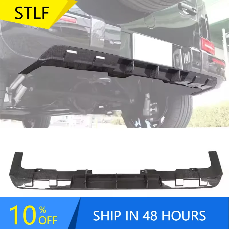 

STLFW464 W463A Rear Dry Carbon Fiber Material Back Bumper Diffuser for G-Class G63 G65 G500 G550 Tail Lip Diffuser Part Upgrade