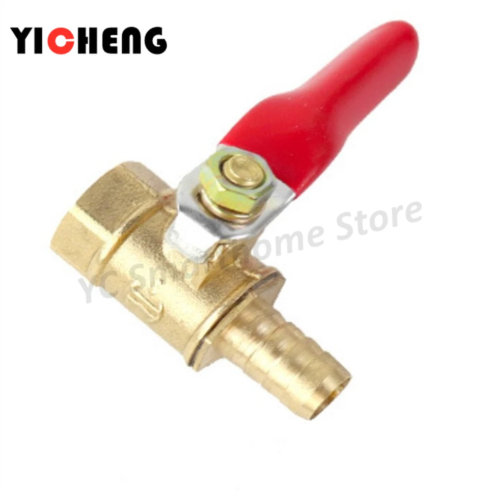2Pcs 6Mm-12Mmอินไลน์วาล์วบอลวาล์วทองเหลืองHose Barb Fitting,1/4 ''3/8''/2''externalด้าย/ภายในวาล์วบอลวาล์วอุปกรณ์ท่อ