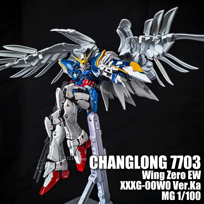 

В наличии: CHANGLONG 7703 XXXG-00W0 Wing Zero EW MG 1/100 Ver.Ka — Сборная модель, фигурка, пластиковый робот, подарок