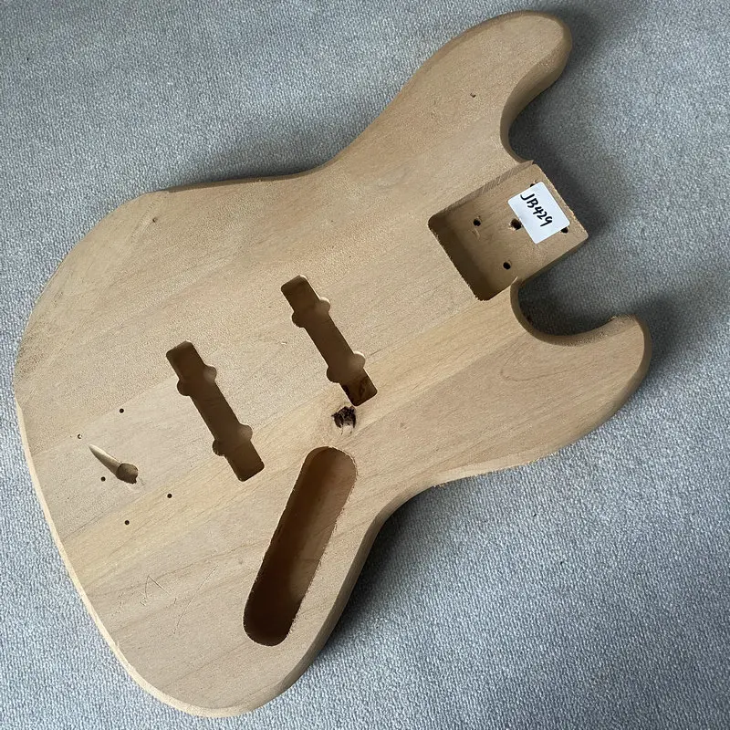 

JB429 Unfinished Custom Order Soild Poplar Wood 5 Or 6 String Electric Guitar Bass Body JB Pickups No Paints DIY&Replace Parts
