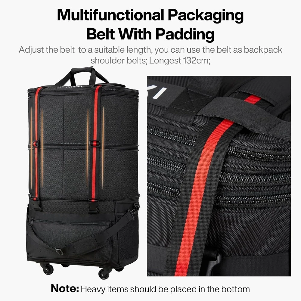 Uitbreidbare, opvouwbare reisk - Foldable Rolling Luggage Bag recensie en prijs