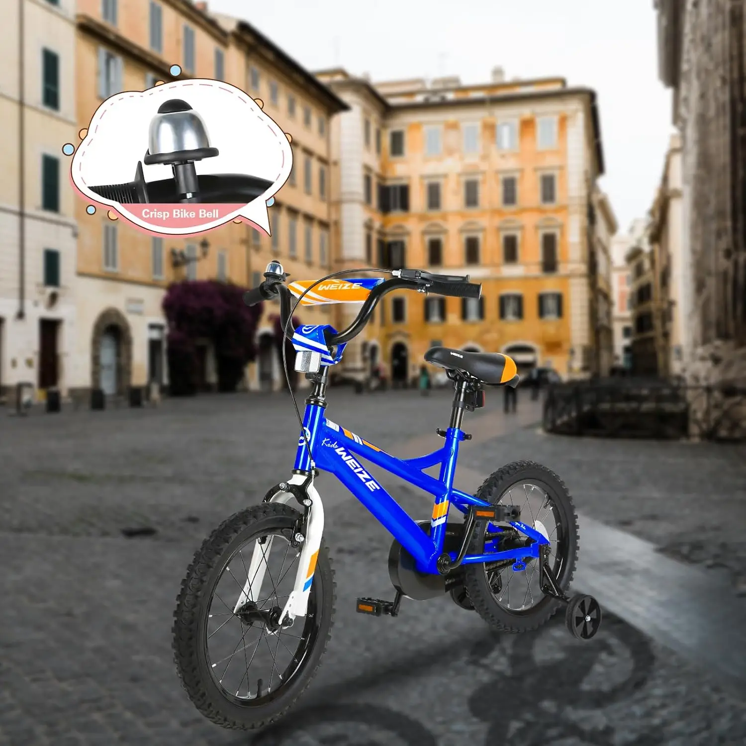 Vélo pour enfants de 16 pouces, bicyclette pour garçons et filles âgés de 3 à 12 ans, recommandé par le cavalier de 38 à 60 pouces, frein sous-verre, plusieurs