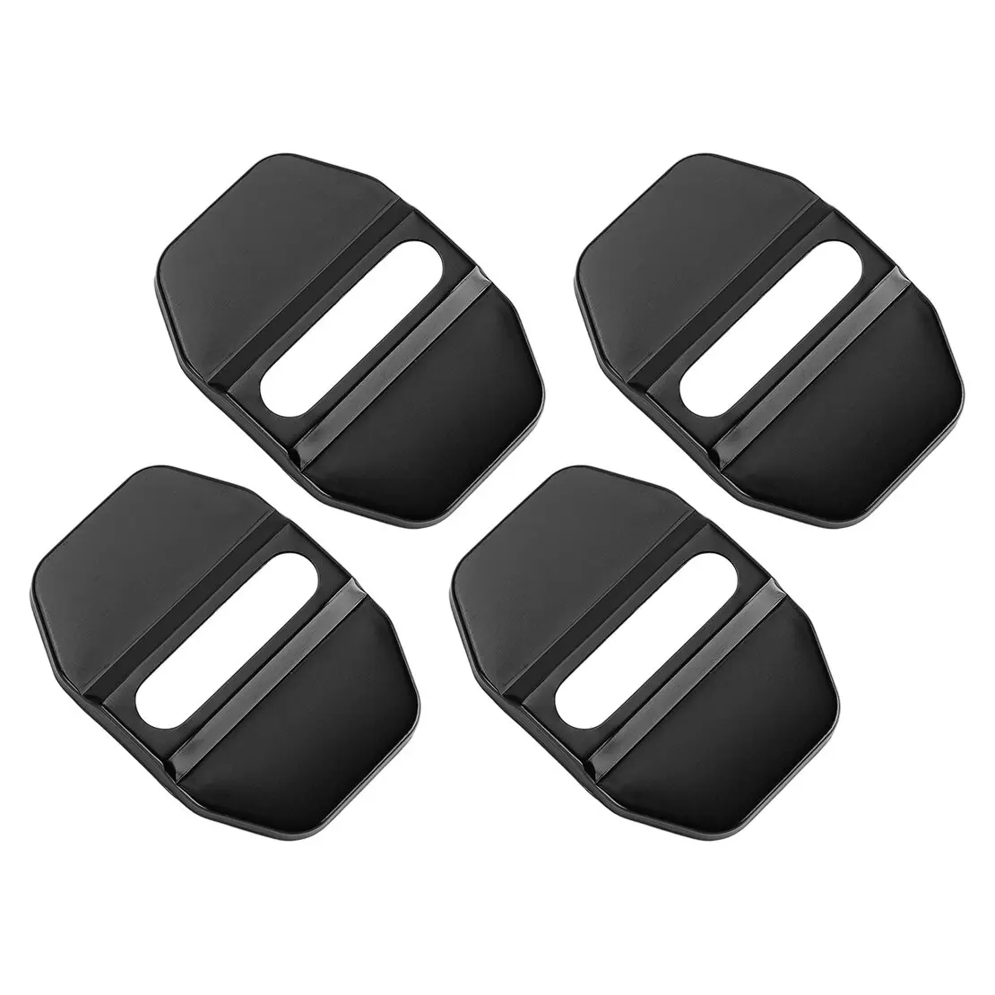 Black Car Door Lock Protective Cover Buckle Cap Anti Rust Cushion Case Trim fit for RAM 1500 2500 3500 4000 4500 5500