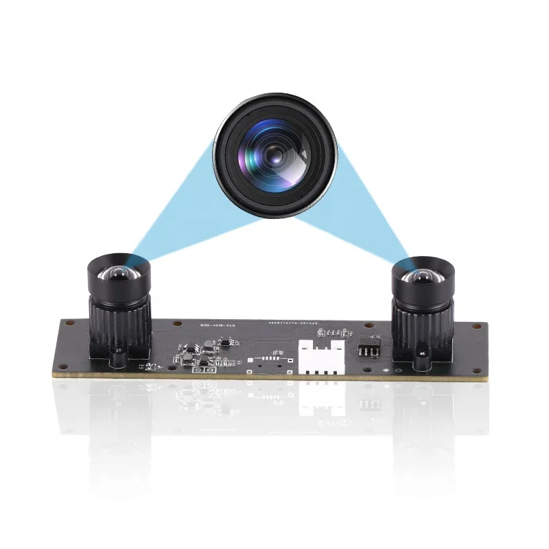 2026 3D Stereoscopic RGB IR Dual Lens Face Recognition 2MP 30fps HD 1080P Infrared Usb Camera Module