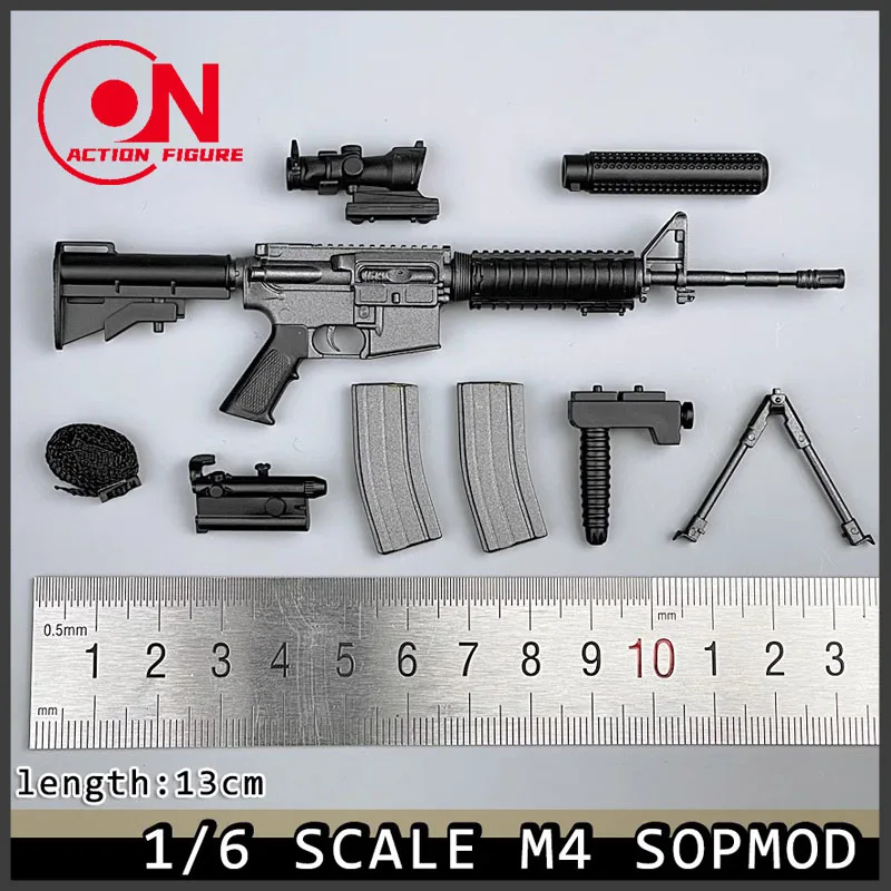 In Stock 1/6 M4 M16 XM177 M4A1 Gun Weapon Model Accessories Not Launchable Fit 12'' Action Figure Army Soldier