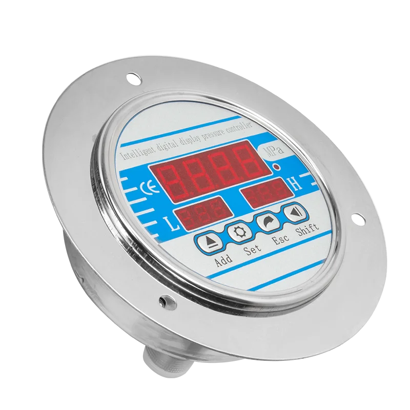 200bar 400 bar Pessure Guage M20*1.5 0-60Mpa Digital Pressure Gauge 100mm Dial Electronic Contact Hydraulic Pressure Gauge
