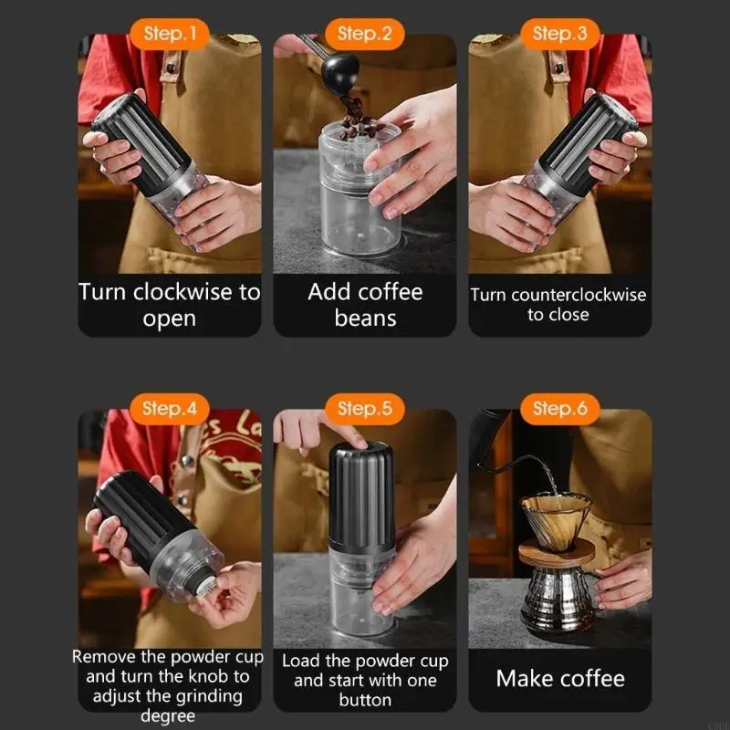  Automatic Coffee Beans Grinder Machine Rechargeable Coffee Grinder Machine