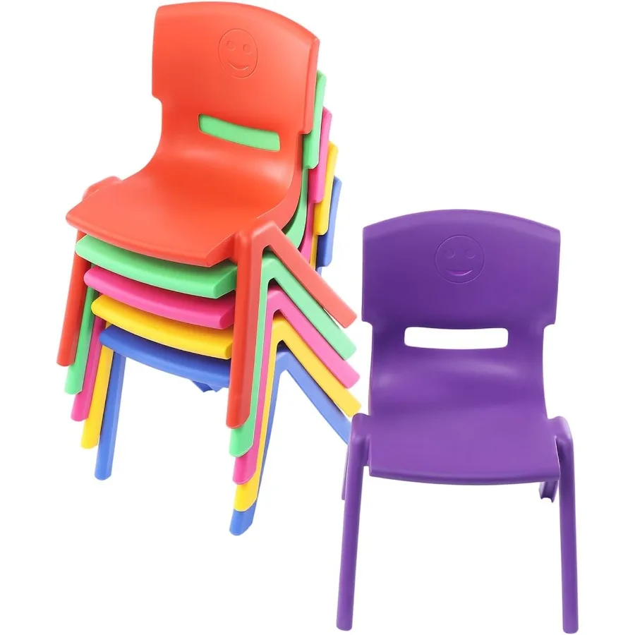 Stackable School Chairs for PP Plastic Classroom Chairs Set Of 6