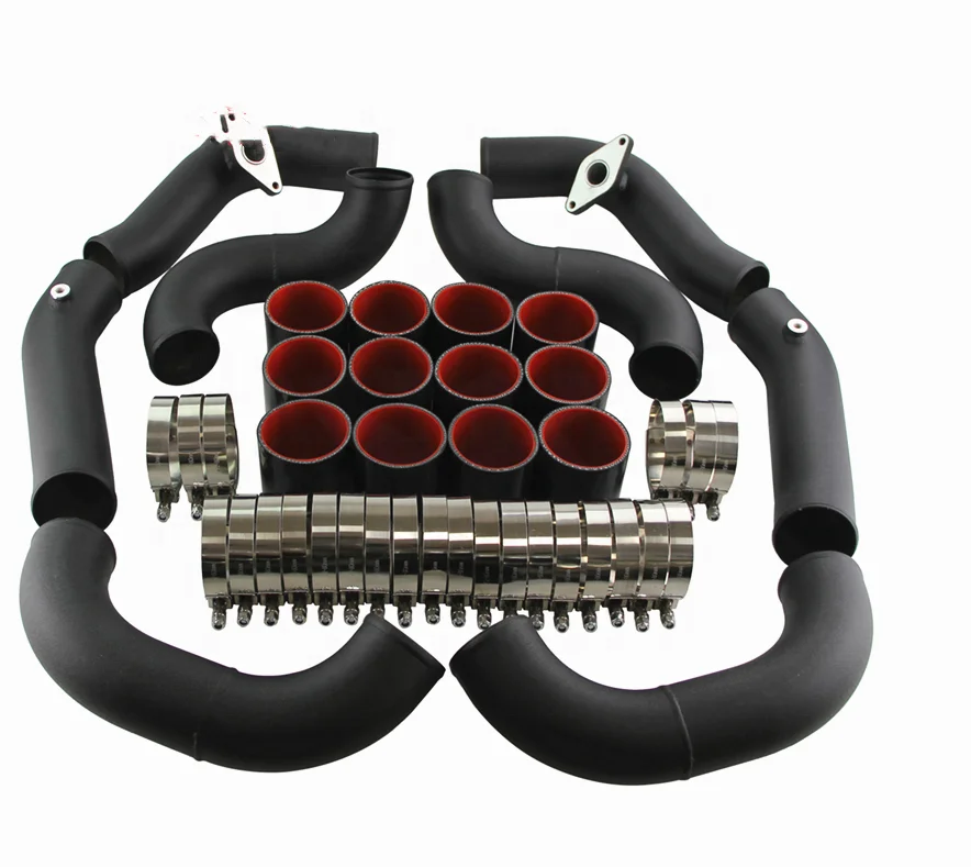 

Turbocharger Intercooler 2.75'' Piping Kit Fit For GT-R R35 VR38DET VR38 09-15