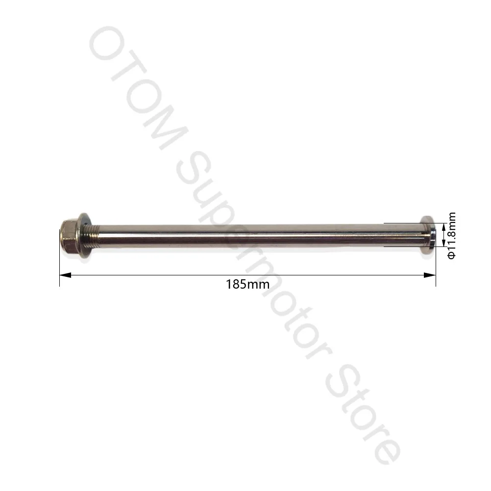 For Surron Light Bee Motorcycle Rear Axle With Nut Wheel Hub Shaft Sur Ron X S Electric Off-road Dirt Bikes Motocross Stock Part