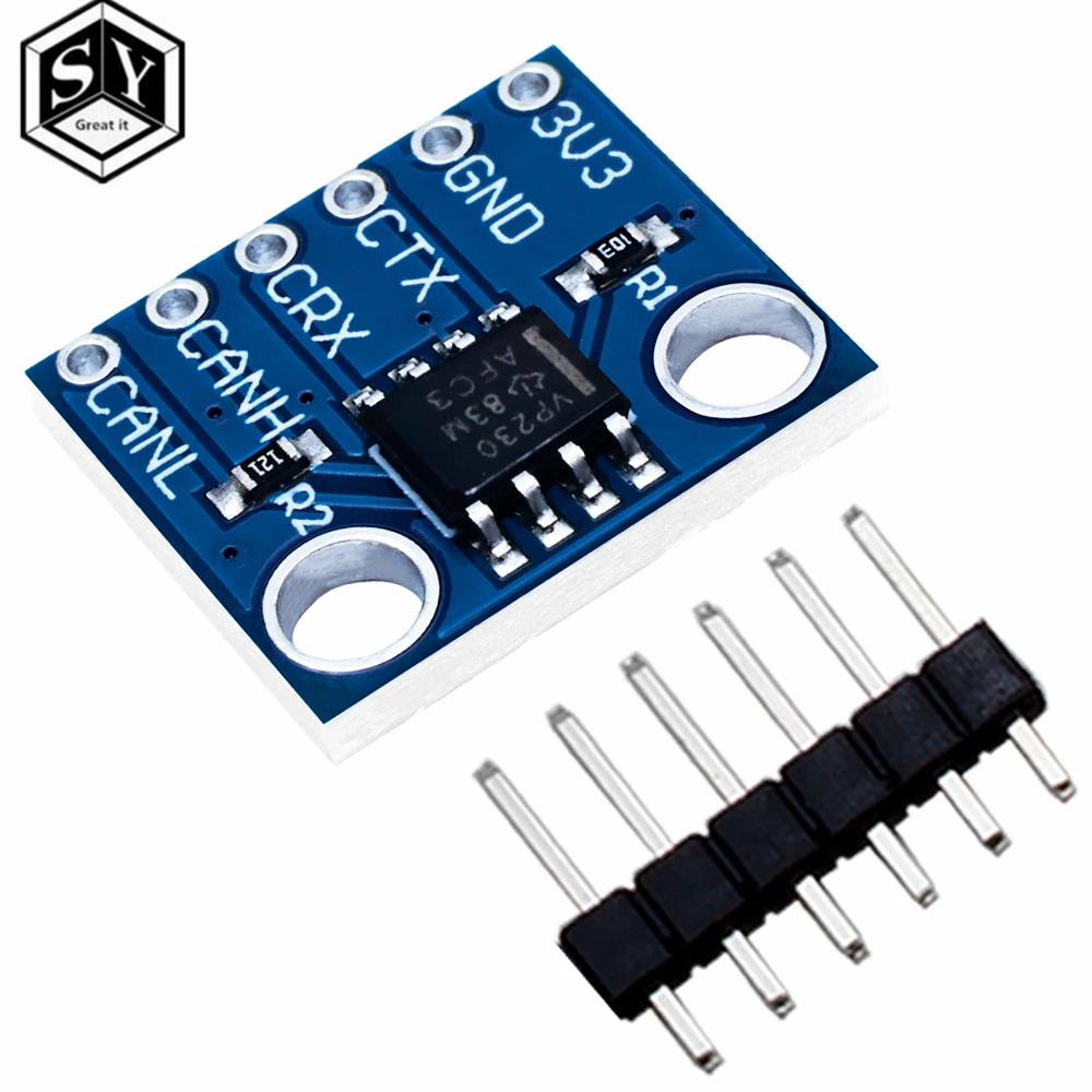 SN65HVD230 CAN bus transceiver communication-module for arduino