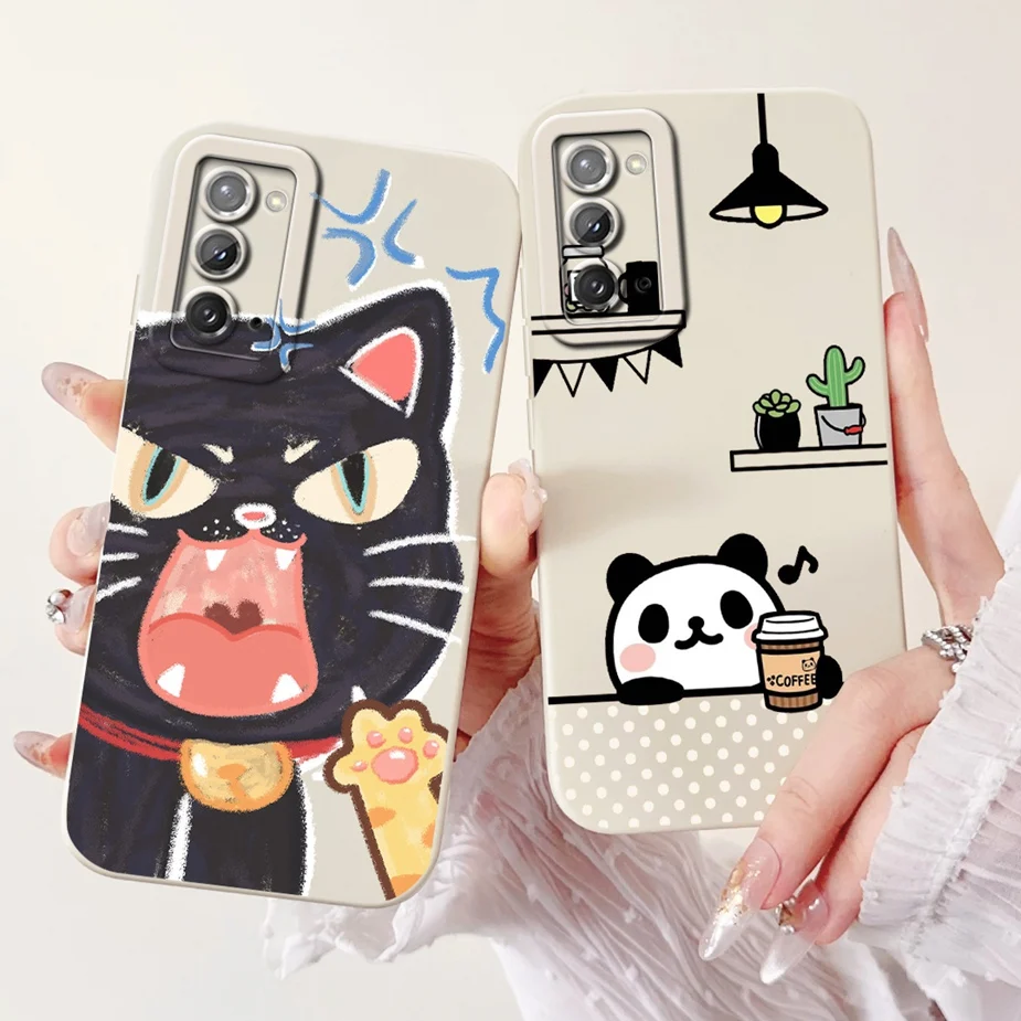 For Samsung Galaxy Note20 Case SM-N980F Luxury Candy Painted Cover Soft TPU Phone Case For Samsung Note 20 Ultra Note20 5G Shell