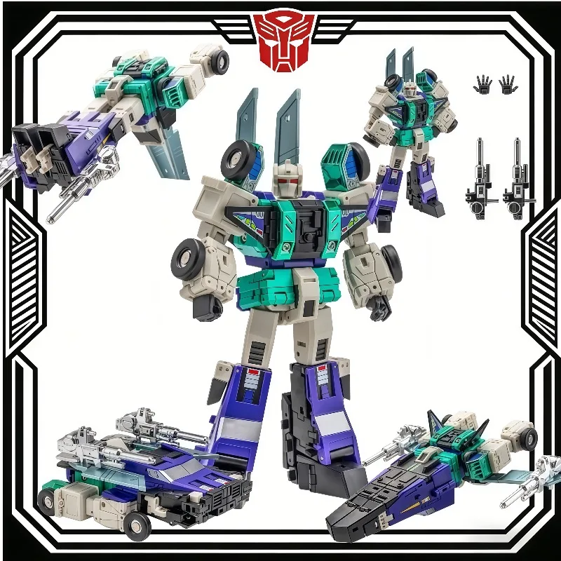 

In Stock NEWAGE NA H74EXR Action Figure Small Scale Plated Limited Sixshot Six ChangerTransformable Toy Gifts Toys Anime Cartoon