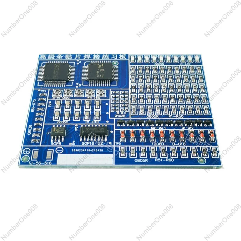 Advanced Full-chip Welding Exercise Board Electronic Components DIY Production Kit SMT Parts TJ-56-516