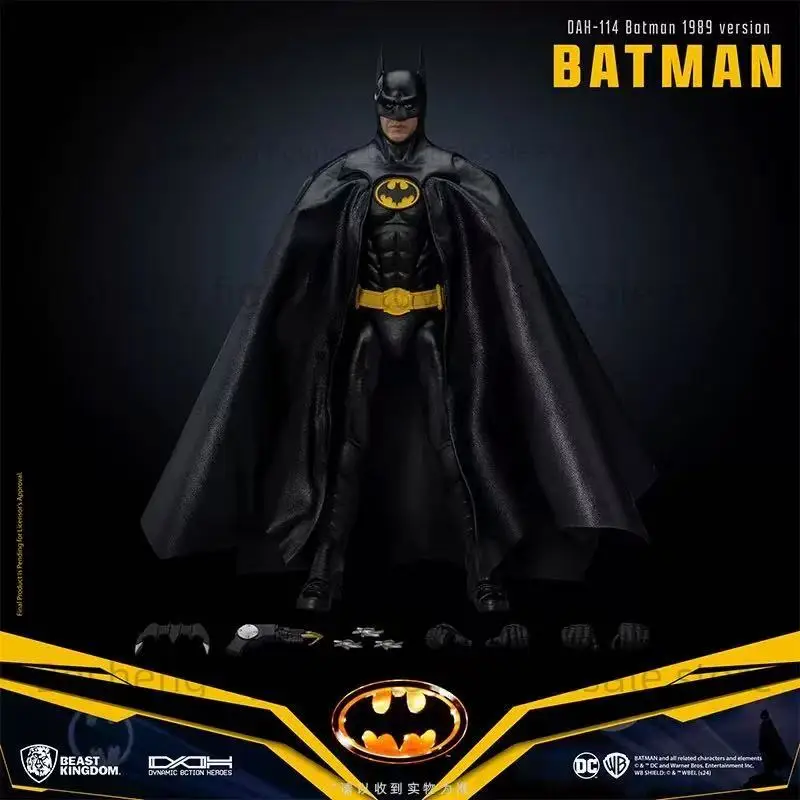 

In Stock Original Beast Kingdom DC Bell Keaton Pattinson New Batman Action Figure Movable Collectible Figure Gift