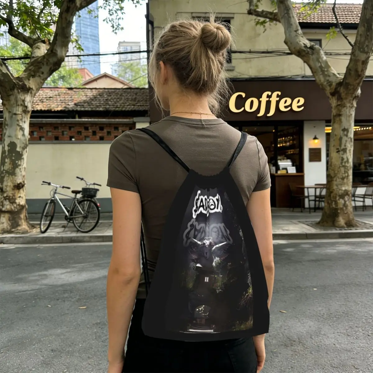 

Junior H Merch Sad Boyz Backpacks Portable Drawstring Bags Sports Bag Book Bags for Travel School