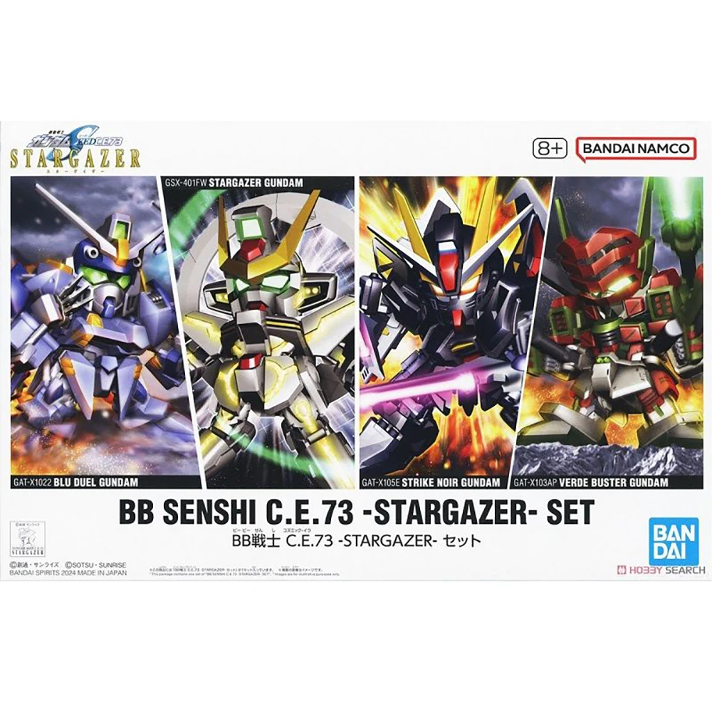 BANDAI Auf Lager Original BB Senshi Mobile Suit Gundam-Zeon Military MS Set, 0083: Stardust Memory Set Anime Figuren Action Spielzeug