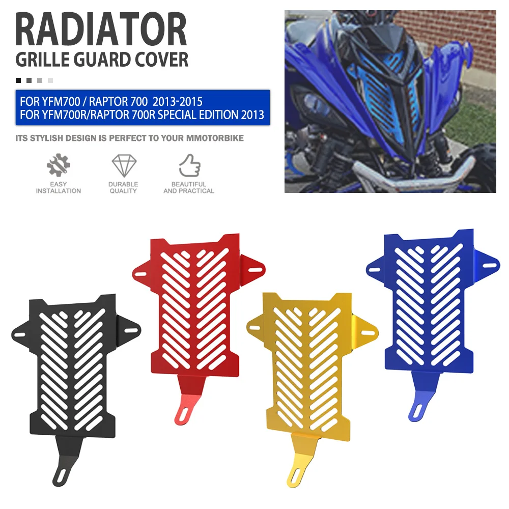 

Radiator Guard FOR YAMAHA YFM700 / RAPTOR 700 2013 2014 2015 FOR YFM700R/RAPTOR 700R SPECIAL EDITION 2013 Motor Radiator Grille