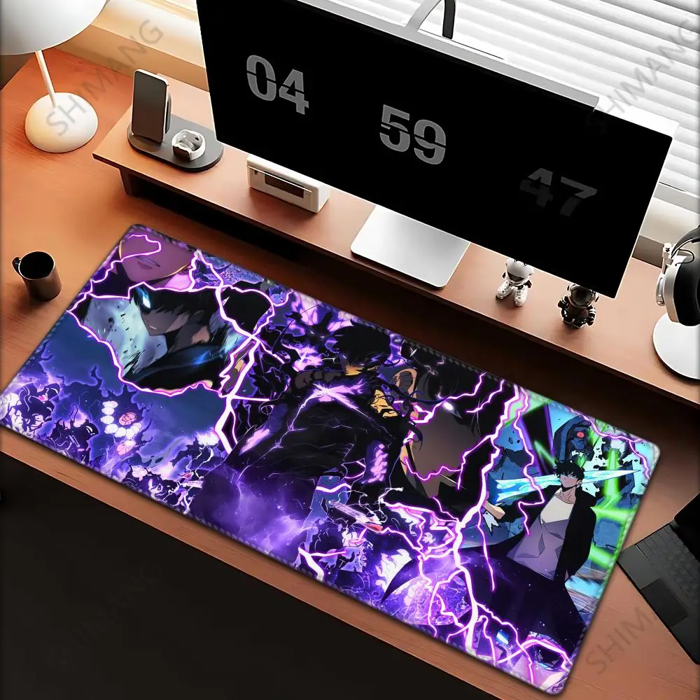 

Sung Jinwoo Mouse Pad Desk Mouse Pad Cute HD Desk Pad Extended Gaming Keyboard Mats Large 100x50cm XXL Gamer Mousepad