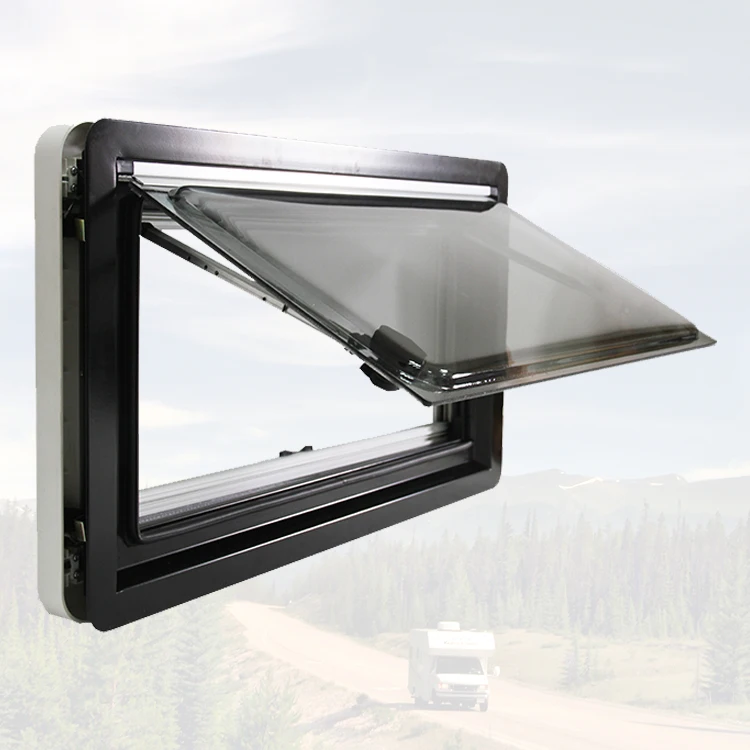 RV Window 900X450mm  Right Angle caravan Window Aluminum Alloy Camper Window with E13 Certification,Custom sizes