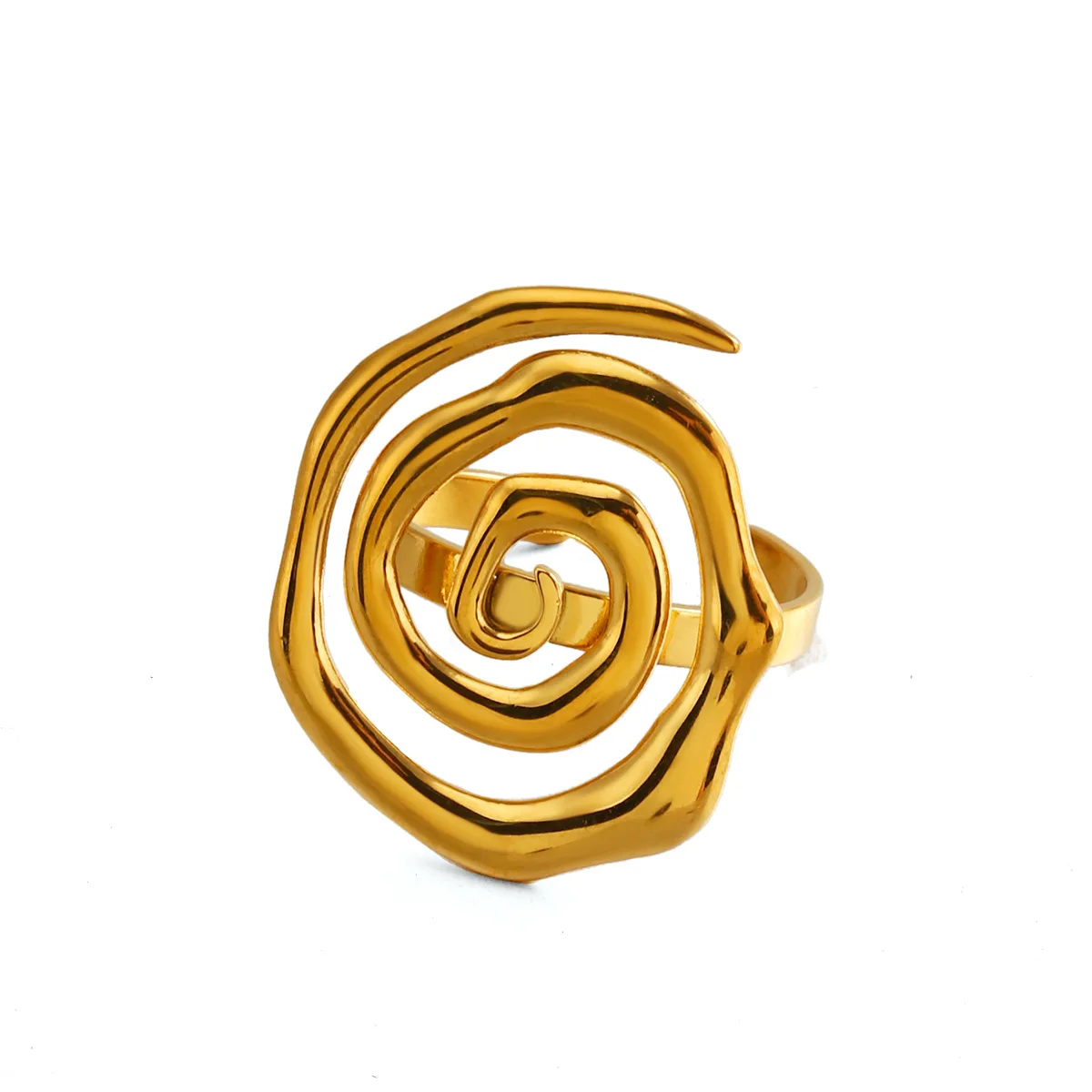 2026 Trendiger Muschel-Ozean-Serie Ring – Modischer Charm-Fingerschmuck aus Edelstahl für Damen
