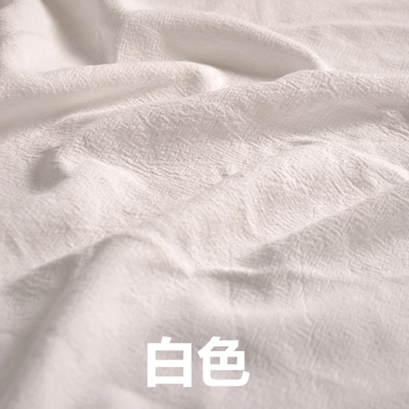 린넨 코튼 혼방 의류 원단 멋진 탑 드레스 바지 반바지 미터당 주름 방지 항균 베이지색