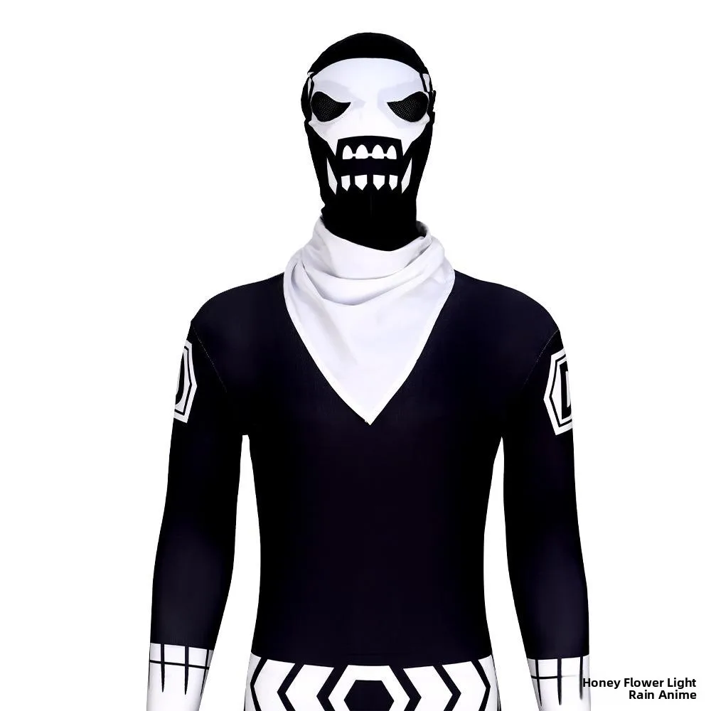 Tight-Fitting One-Piece Suit loween Cosplay Stage Performance Costume Monster Fighter Cross-Border T orm