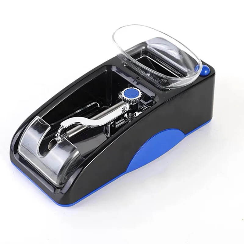 

Синяя автоматическая сигарета 8 мм, бытовая удобная электрическая сигаретница поставляется с шлифовальной машиной для сигарет