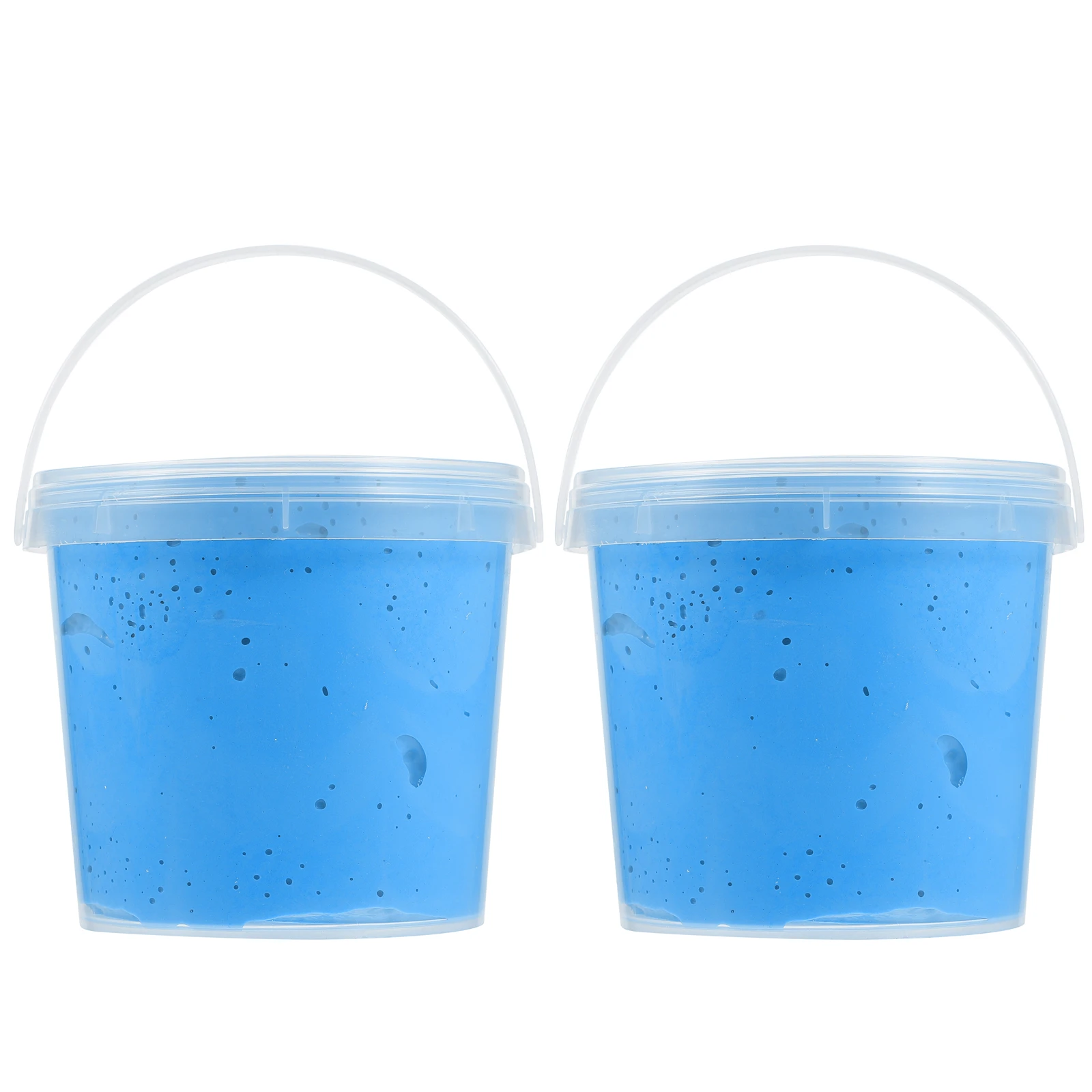 

2 Pcs 300g Bucket Ultra Light Clay Kids Modeling Dough Sky Blue Color Toy Plasticine Clay DIY Kit Educational Plaything