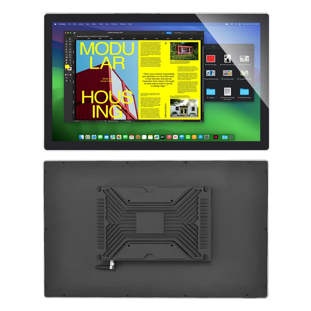 2026 Wall Mount Android Touchscreen Tablet PC 24 Inch IndoorTouch Screen Monitor Vertical Sunlight Readable Pcap Touch Screen Di