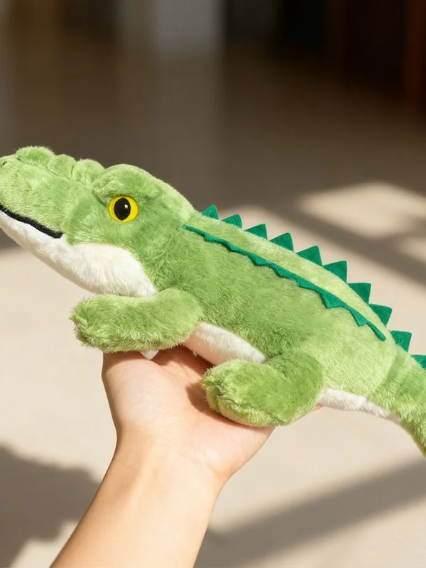 

Милая мультяшная плюшевая игрушка-аллигатор, подарок для девочек на день рождения, милые мягкие игрушки-животные, декоративные украшения, мягкие куклы с наполнителем из ПП-хлопка