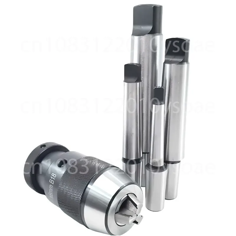 MT2-B18 1-16MM MK2 Mandrel Live Core Drill Chuck Durable Taper Steel Self-tightening Keyless Accessory Lathe Tool
