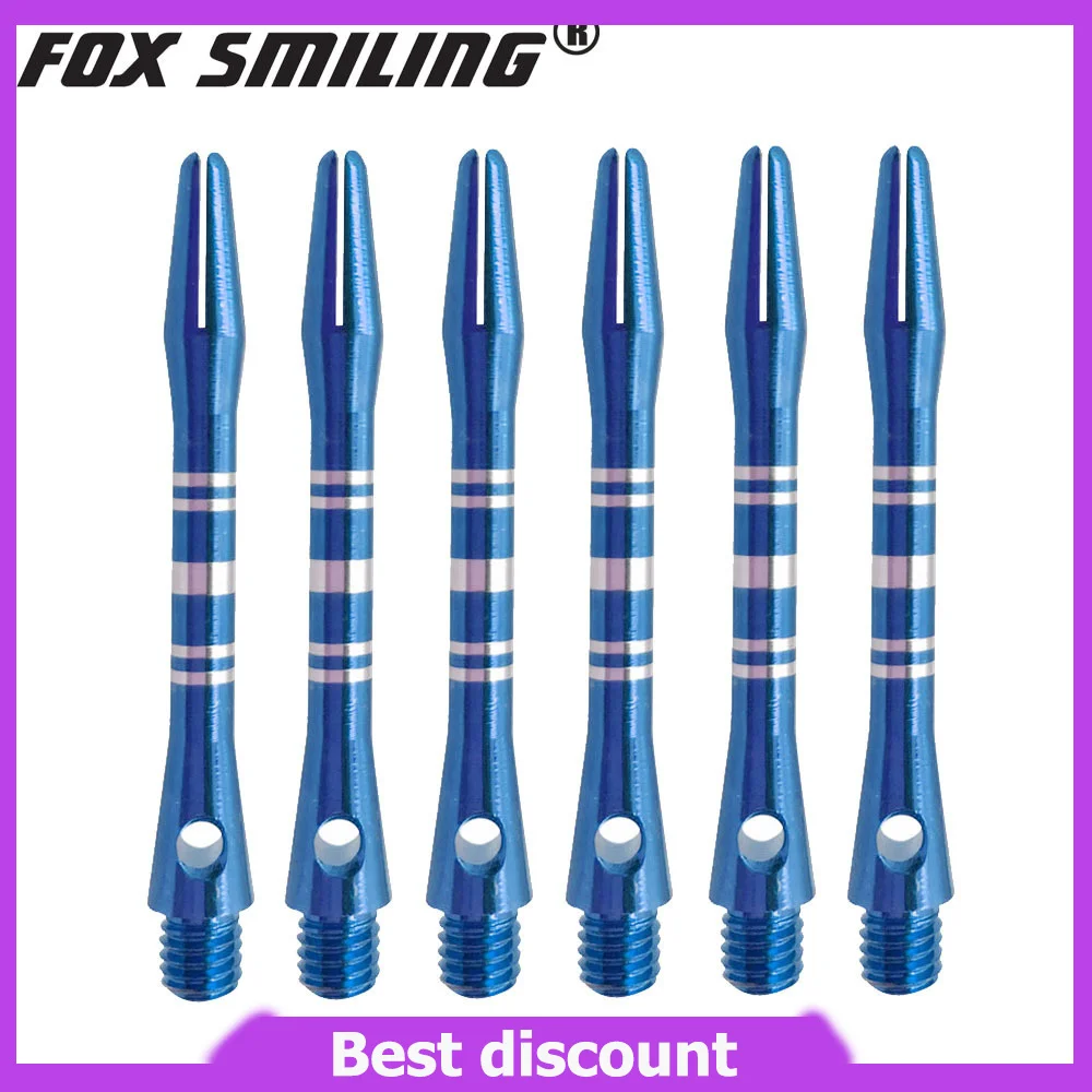 6PCS 41mm Darts Shafts Aluminium 2BA Darts Accessories