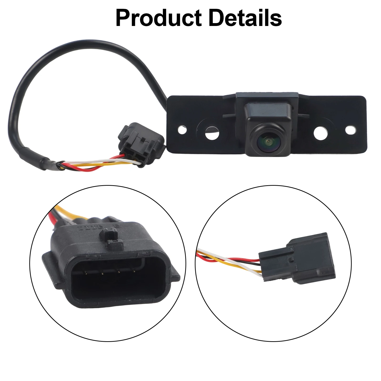 Vehicle Backup Black Parking Assist Camera Reversing Camera for Titan for xd Accessory 12V Voltage Easy Installation OEM Part