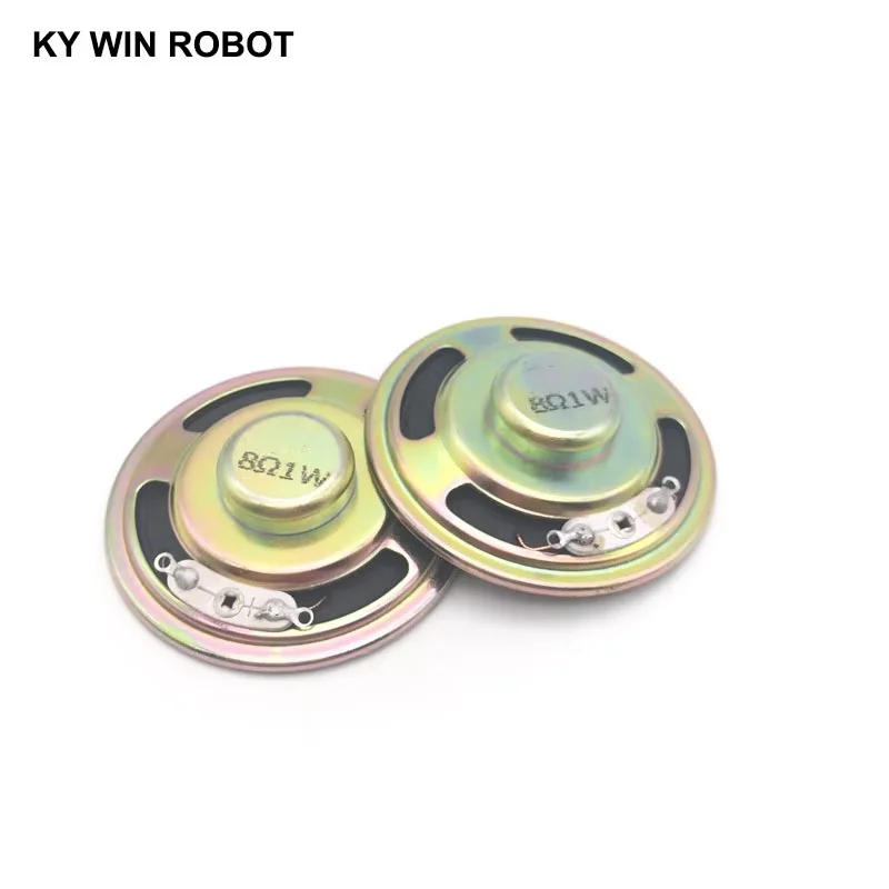 2pcs/lot New Ultra-thin speaker 8 ohms 1 watt 1W 8R speaker Diameter 50MM 5CM thickness 13MM
