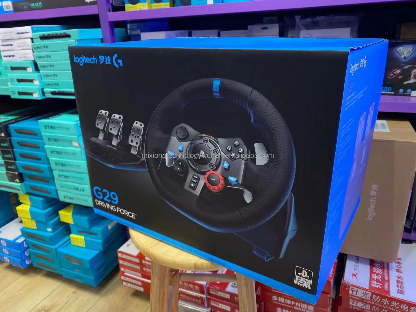LOGITECH-レーシングホイール,オリジナル,G29,強制,PS4,ps3,s5,卸売