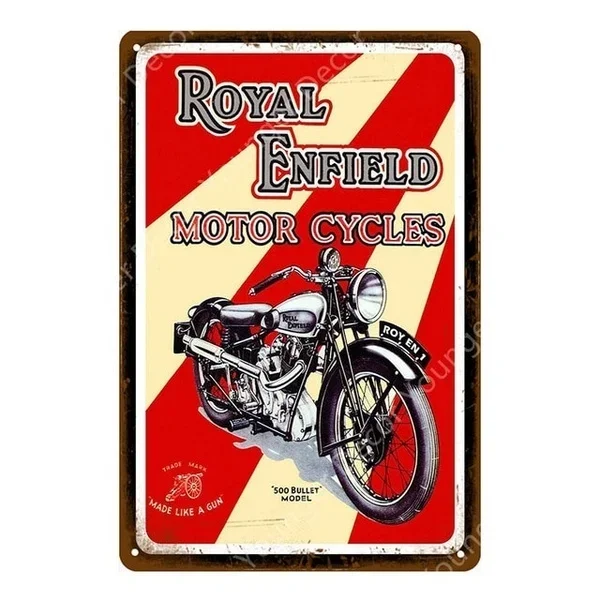 20*30cm Vintage Retro Motorcycles Metal Signs Motor Bikes Motorbike Plate Wall Poster Bar Club Pub Home Garage Decor YI-184