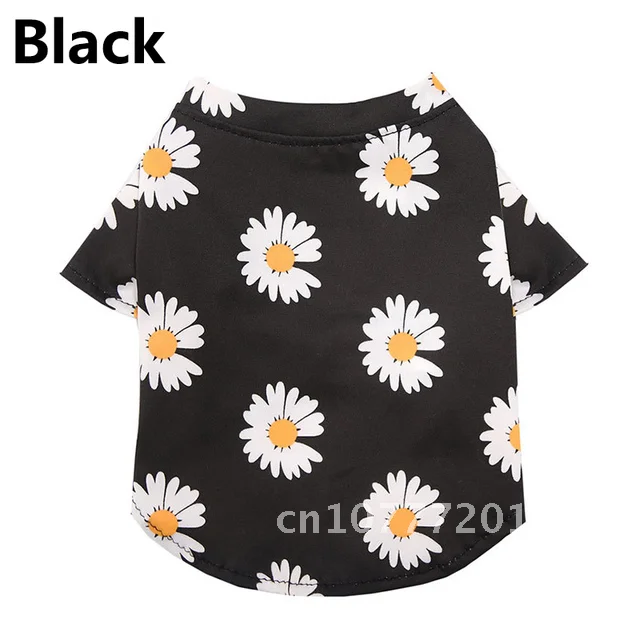 

Spring and Summer New Style Printed Travel Pet Clothes Short Sleeve Tshirt Vest for Small Medium Dogs Pet Puppy