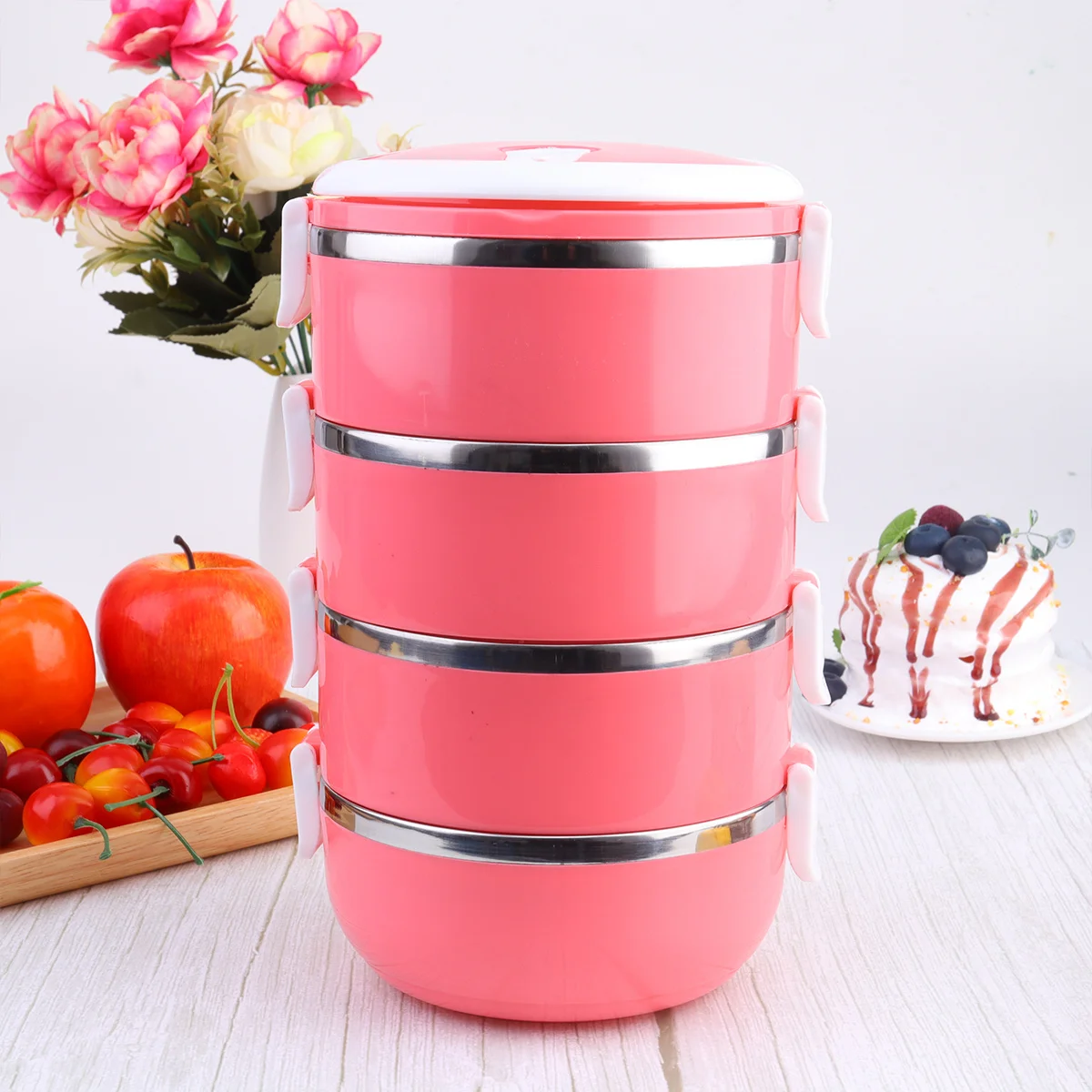 

1Pcs Thermal Lunch Box Stainless Steel Separate Multilayer Food Containers Portable for Office Picnic School Lunch Box