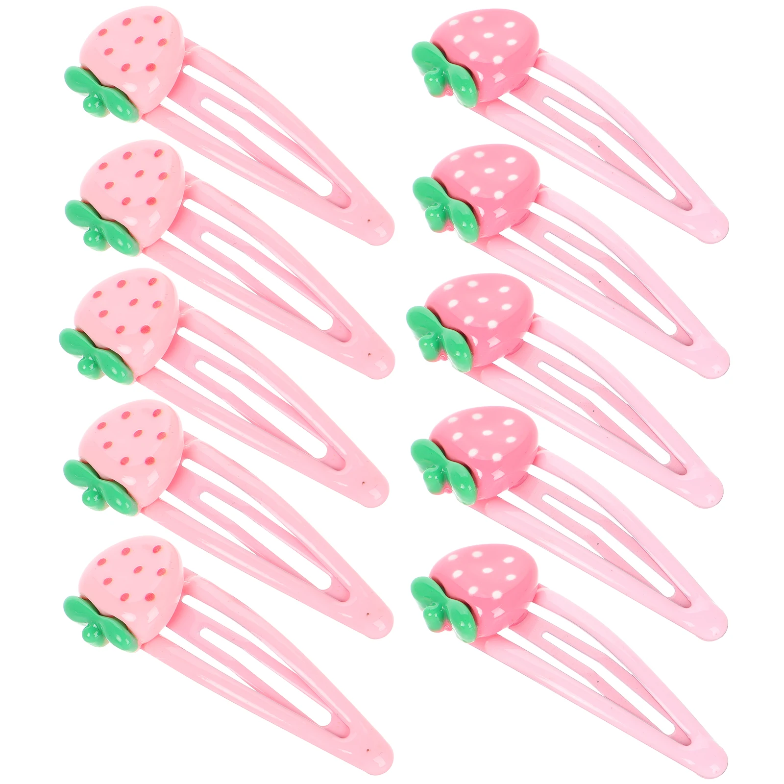

Glossy Strawberry Hair Clip Barrettes for Girls Fruit Clips Artificial Hairpin Cute Cartoon Accessories
