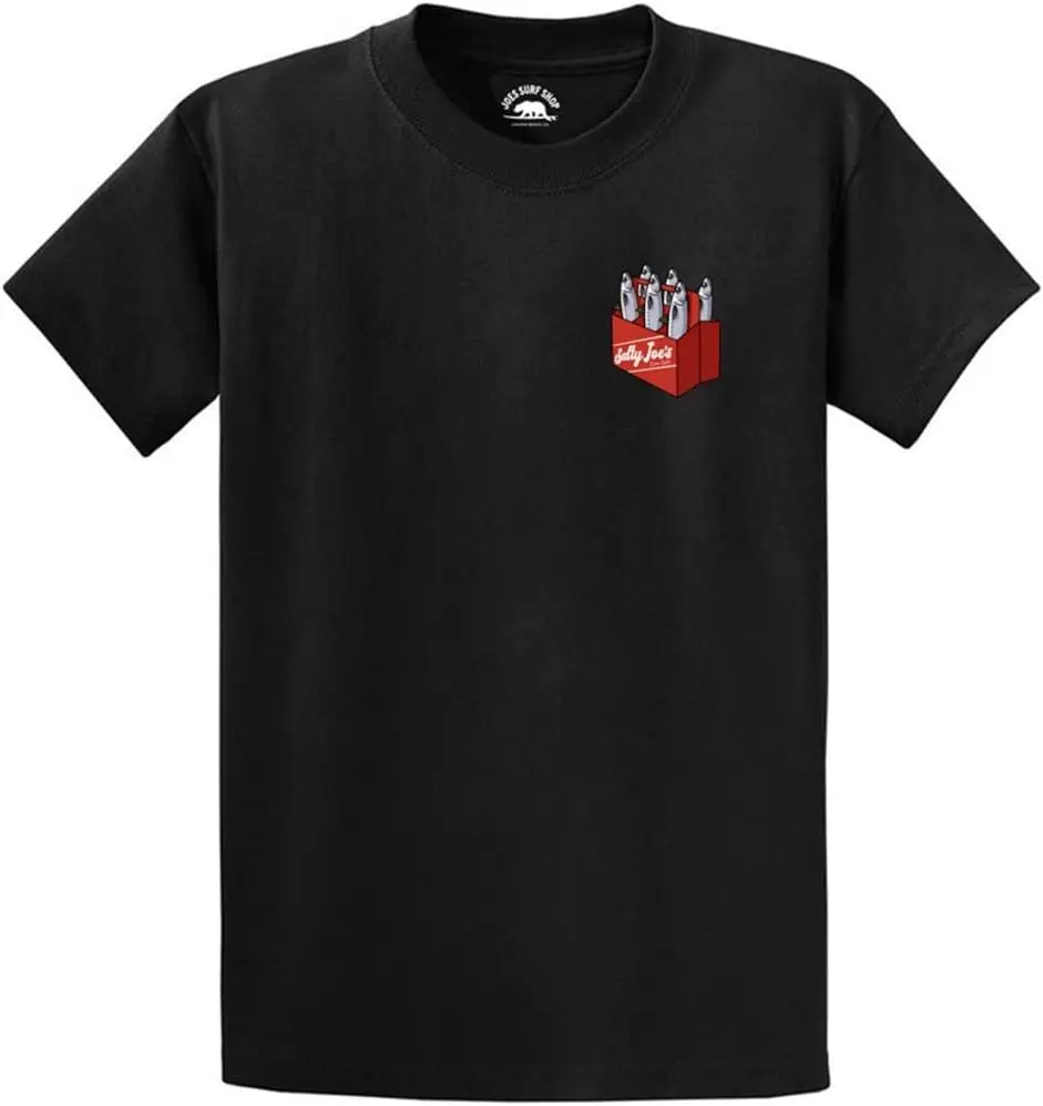 Camisetas de algodón grueso con logotipo gráfico personalizado para hombre, Salty Joe