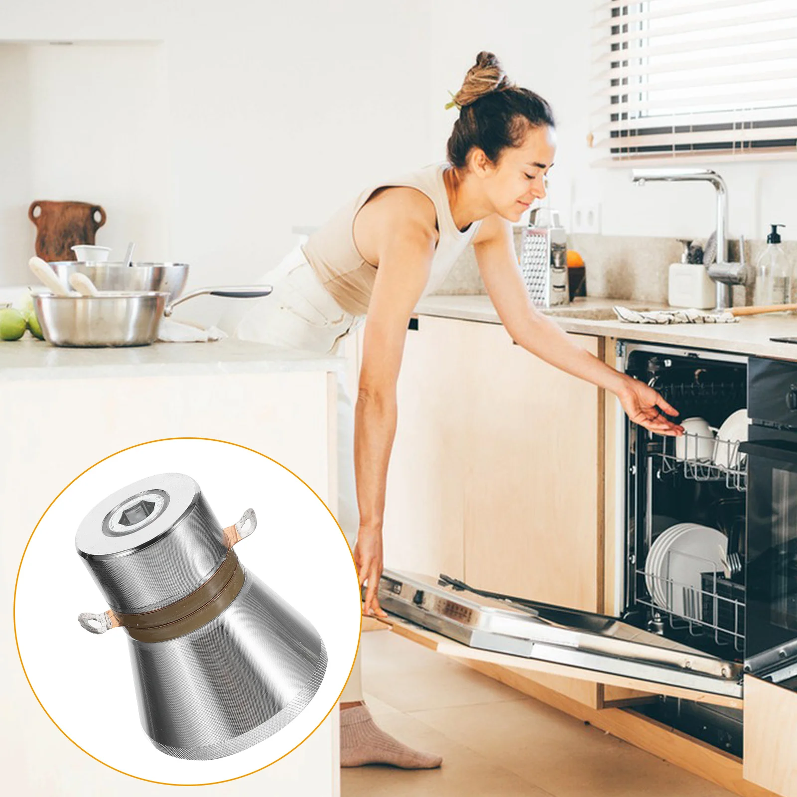 

Ultrasonic Transducer Cleaner Stainless Steel Cleaning Piezoelectric Disc