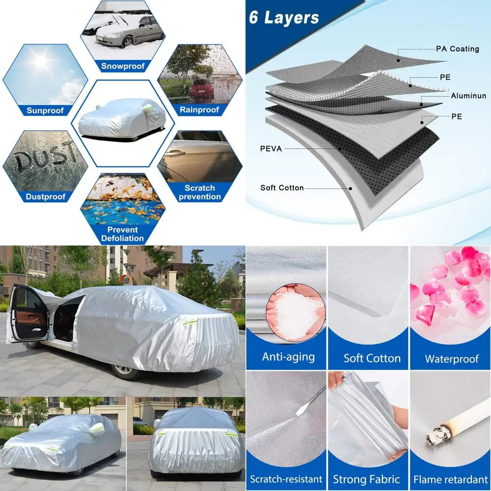 

Custom Tailored SUV Cover for Honda CR-V 1995-2025, All-Weather Waterproof Protection with Zippered Access