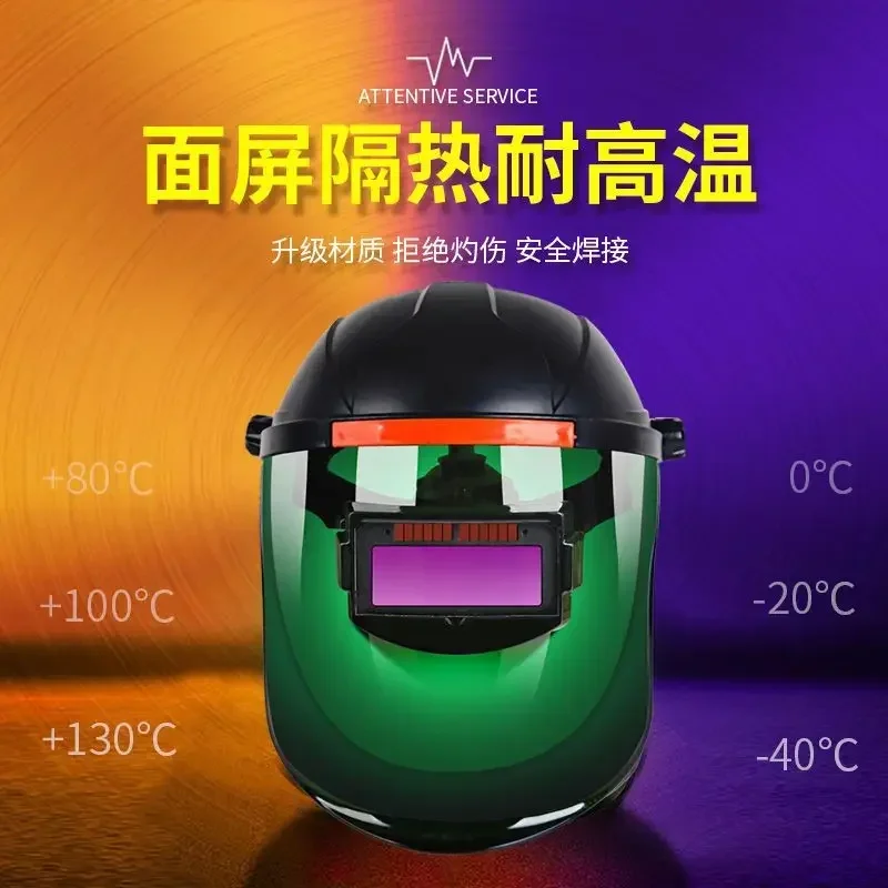 Auto Darkening Welding Helmet Mask, Adjustable Shade, Solar Powered Welding Glasses, Welder Cap Masks