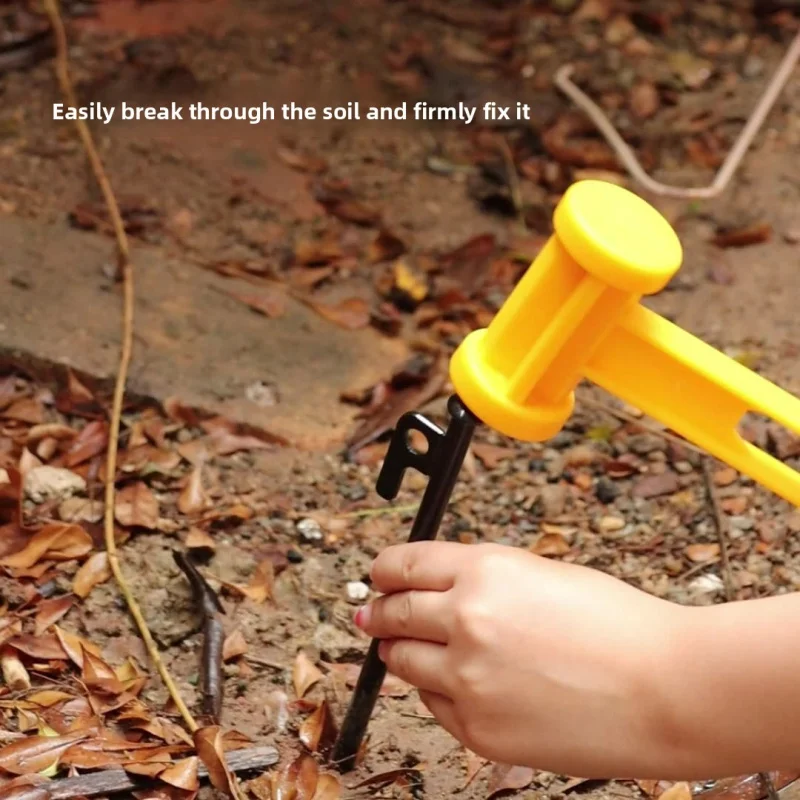 Outdoor canopy accessoriesPP Ultra-light portable plastic ground peg hammer